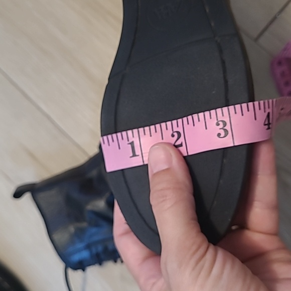 Bzara Back Lace-Up Leather Boots Girls Size 34 - Picture 11 of 11